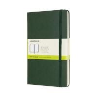 ราคา Moleskine Classic Notebook Hard Cover เปล่า ขนาดใหญ่ (13ซม. X 21ซม.) สีเขียว Myrtle Qp062K15 (29640626234)