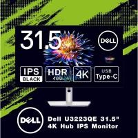 ราคา [ผ่อน 0%] Dell U3223QE 31.5" 4K Hub IPS Monitor USB Type-C, DP, HDMI/VESA DisplayHDR™ 400/Rec.709 100% Height Adjustment (14476878588)