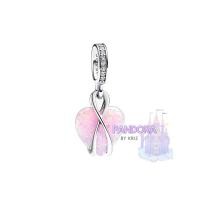 ราคา [พร้อมส่ง ของแท้]Pandora Mom Infinity Heart Sterling Silver Dangle - ติ้งหัวใจบาร์บี้ (26014412911)