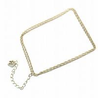 ราคา Swarovski Double Bracelet Chain Logo Gold Color Direct from Japan Secondhand (26954738024)