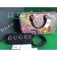ราคา New GUCCI Women’s 409527 GG supreme Bengal Tiger Boston Bag (1822582370)