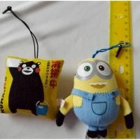 ราคา ที่เสียบช่องหูฟังมือถือ สำหรับประดับตกแต่ง หรือเป็นพวงกุญแจก็ได้ มินเนี่ยนลิขสิทธิ์แท้ญี่ปุ่นมือสองและ คุมะมง 2 ชิ้น (27340468391)