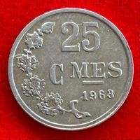 ราคา เหรียญลักเซมเบิร์ก Luxembourg 25 centimes ปี 1963 เหรียญต่างประเทศ (24912027548)