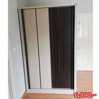 ราคา ตู้เสื้อผ้าบานเลื่อนขนาด120ซม.รุ่นคูเปอร์ (16513025386)