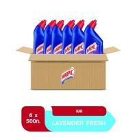 ราคา Harpic [แพ็ค 6] ฮาร์ปิค ผลิตภัณฑ์ทําความสะอาดห้องน้ำ น้ำยาทำความสะอาดโถ กลิ่นลาเวนเดอร์ 500 มล. (12453801737)