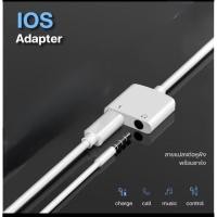 ราคา อะแดปเตอร์สายแปลงสำหรับ ios สายแปลงต่อหูฟัง 3.5มม. พร้อมชาร์จไฟ for IOS To Aux3.5 Adapterไม่รองรับการโทรไอโฟนไอแพด (26042531787)