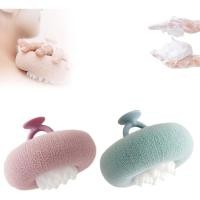 ราคา ซูเปอร์ซอฟท์ดอกทานตะวันถ้วยดูดอาบน้ําบอล,2025ใหม่2-ใน-1ลูกอาบน้ําดอกทานตะวันที่มีแหวนนิ้ว,ขัดผิวฟองน้ําอาบน้ําแปรงทําความสะอาด,อาบน้ํารังบวบฟองน้ําสําหรับผู้หญิงและผู้ชาย( (42170228953)