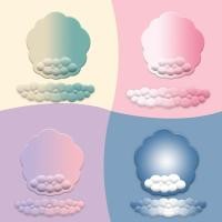 ราคา แผ่นรองเมาส์ คีย์บอร์ด ซิลิโคน โฟม ไล่โทนสีรุ้ง พร้อมแผ่นรองข้อมือ และคีย์บอร์ด (22558494348)