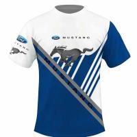 ราคา เสื้อยืดFord Mustang 3D พิมพ์ลายขนาดใหญ่ สำหรับฤดูร้อน สไตล์แฟชั่น แห้งไวและระบายอากาศได้ดี เสื้อยืดสำหรับผู้ชาย (40373299450)