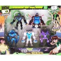 ราคา โมเดล เบน10 **ไม่มีค่าจัดส่งแบบลงทะเบียน** BEN10 Omniverse เซ็ท 5ตัว สูง10ซม. (2668591434)