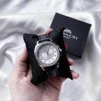 ราคา นาฬิกา Coach สายหนังล้อมเพชร งานสวยเรียบหรู มาพร้อมกล่อง coach สีดำ ผู้ดีมากกกก (19948447290)