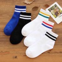 ราคา ขายส่ง ถุงเท้าลายขวางเกาหลี ถุงเท้าลายทาง (41313507108)