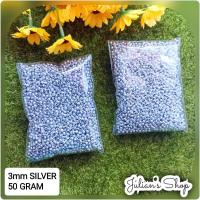 ราคา 50 กรัม CCB เงินและทองลูกปัดพริกไทยลูกปัด 3/4 มม.ลูกปัด DIY Craft วัสดุ Stringing สร้อยข้อมือสร้อยคอลูกปัดอธิษฐาน (43814070059)