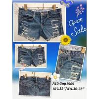 ราคา กางเกงยีนส์สั้นGap1969เอว.32" (21439532566)