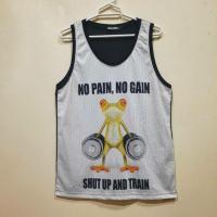 ราคา เสื้อกล้ามตาข่าย No Pain No Gain (3574992072)