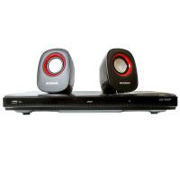 ราคา [ELECTROMATE] เครื่องเล่นดีวีดี พร้อมลำโพง รุ่น UX-V99P สีดำ/แดง (6161058407)