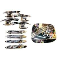 ราคา เบ้ารองมือเปิด + ครอบมือจับ + ฝาถัง city ปี 2014 ถึง 2019 มือจับมีปุ่มกดสีโครเมี่ยม (3432051607)