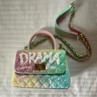 ราคา กระเป๋าสะพายข้าง สีรุ้ง มือสอง (24741173868)