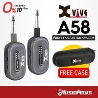 ราคา Xvive A58 ไวร์เลสเครื่องดนตรี Guitar Wireless System รับประกันศูนย์ Music Arms (28066596949)