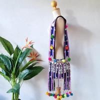 ราคา ย่ามปะหล่อง ย่ามดาราอั้ง ย่ามชาวเขา ย่ามชนเผ่า สายยาว สะพายคาดได้ (43623609671)