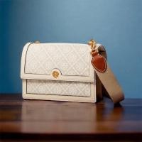 ราคา Tory Burch T monogram Jacquard Shoulder Bag ของแท้ 100% จาก shop usa (21990541737)