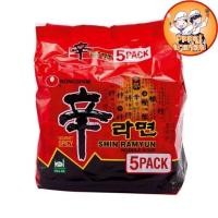 ราคา มาม่าเกาหลี รสเผ็ด ซินรามยอน ( Shin ramyun) บะหมี่กึ่งสำเร็จรูปเกาหลี รสเผ็ด นงชิม Nongshim พร้อมส่ง!!! (4790654051)