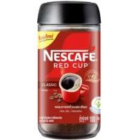 ราคา 100กรัม NESCAFÉ Red Cup Coffee Glass Jar เนสกาแฟ เรดคัพ กาแฟสำเร็จรูปผสมกาแฟคั่วบดละเอียด แบบขวดแก้ว (29911082812)