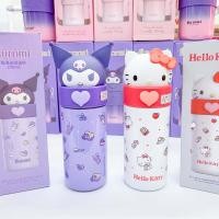 ราคา พร้อมส่ง | กระบอกน้ำ 350ml. ขวดน้ำ เก็บอุณหภูมิ Kitty คิตตี้ Kuromi คุโมิ Sanrioแท้ (25582979659)
