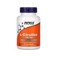 ราคา NOW Foods, L-Citrulline, 750 mg, 90 Veg Capsules/180 Veg Capsules (43811374851)