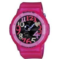 ราคา ﻿CASIO Baby-G นาฬิกาข้อมือหญิง BGA-131-4B4DR - Dark/Pink (28176707662)