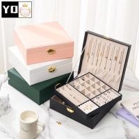 ราคา กล่องใส่เครื่องประดับรุ่นเจ้าสัว ถาด2ชั้น จุของได้เยอะ แบบไม่มีกระจก0885 (12691906433)