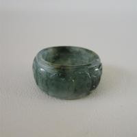 ราคา แหวนหยกพม่าJadeiteแกะลายเหรียญจีนโบราณขนาดวงใน19.6mm,no.59-61สวยงามสวมใส่ได้ทุกเพศ (23319176784)