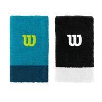 ราคา Wilson ผ้ารัดข้อมือแบบยาว Extra Wide Wristband 2-Pack (2สี) (8995664863)
