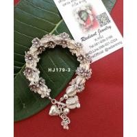 ราคา สร้อยข้อมือเงินแท้92.5 สร้อยข้อมือเงินแท้ สร้อยข้อมือเงินดอกรัก ดอกรักเงินแท้92.5 เงินแท้แฮนด์เมด (12326906157)