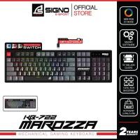 ราคา SIGNO E-Sport Mechanical Gaming Keyboard MAROZZA รุ่น KB-722 (คีย์บอร์ด เกมมิ่ง) (27317232324)
