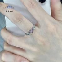 ราคา Eibbkg แหวนเงินหัวใจสีชมพูโอปอลสร้างสรรค์แหวนนิ้ววินเทจความงามน่ารักพังก์แหวนสําหรับผู้หญิงเสน่ห์อุปกรณ์เครื่องประดับลดราคา (29758444757)