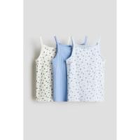 ราคา H&M(เอชแอนด์เอ็ม) ชุดเสื้อสายคอตตอน 3 ชิ้น แบบสายรัด เด็กผู้หญิง 1269295_2 (24840740215)