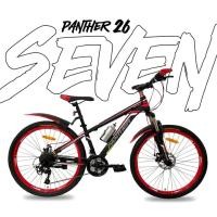 ราคา จักรยาน Panther รุ่น Seven เสือภูเขา วงล้อ 26 นิ้ว เกียร์ 21 Sp. (28956495742)