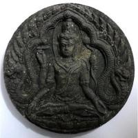 ราคา จตุคามรามเทพ รุ่นภิไชยสมบัติ วัดทาบทอง เนื้อว่านกากยายักษ์ โรยผงตะไบ ผลงานปฏิมากรโดย ช่างประชา สมจิตร(ช่างเม้าท์) (18023428591)