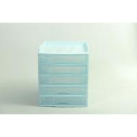 ราคา ตู้ลิ้นชัก 5 ชั้น พร้อมถาดบน สีฟ้าพาสเทล รุ่น A109-2 Organizer with upper tray BluePastel color A-109-2 (7407905277)