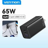 ราคา Vention 65W GaN Charger 2C+A Adapter Charger พร้อม QC4.0 PD USB Type C Fast Charger US Plug Charger (24604832019)