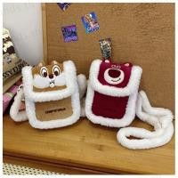 ราคา กระเป๋าสะพายและถือ Lotso และ EBINLANDS ลายการ์ตูน สไตล์ซอฟท์สติช (40972016891)