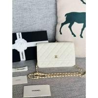 ราคา CHANEL WOC กระเป๋าสะพายหลังหนังลูกวัวหนังลูกวัวแบบคลาสสิก กระเป๋าสะพายไหล่เดี่ยว 1549 (27685562065)