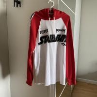 ราคา เสื้อฮู้ด hoodie รุ่น justin bieber H&M สีขาวแดง มือสอง (9746894006)