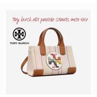 ราคา กระเป๋าถือ กระเป๋าสะพาย ใบเล็ก Tory burch ella multi stitch canvas micro tote (28534636911)