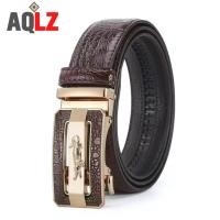 ราคา เข็มขัดผู้ชายลายจระเข้ สายลายหนังจระเข้ สุดหรู หัวเข็มขัดล็อคอัตโนมัติ (15696897723)