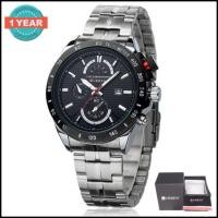 ราคา Curren นาฬิกาข้อมือผู้ชาย สายสแตนเลส รุ่น C8148 - Silver/Black (2064204562)