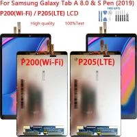 ราคา อะไหล่หน้าจอสัมผัสดิจิทัล LCD แบบเปลี่ยน สําหรับ Samsung Galaxy Tab A 8.0 & S Pen (2019) P200(Wi-Fi) P205(LTE) (20878436733)