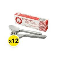 ราคา ช้อน ส้อม 0.7มม จำนวน 12 คู่ ตราจรวด (20096240770)