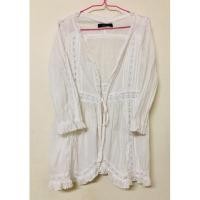 ราคา เสื้อคลุมลูกไม้ สีขาว มือ2 (10169578800)